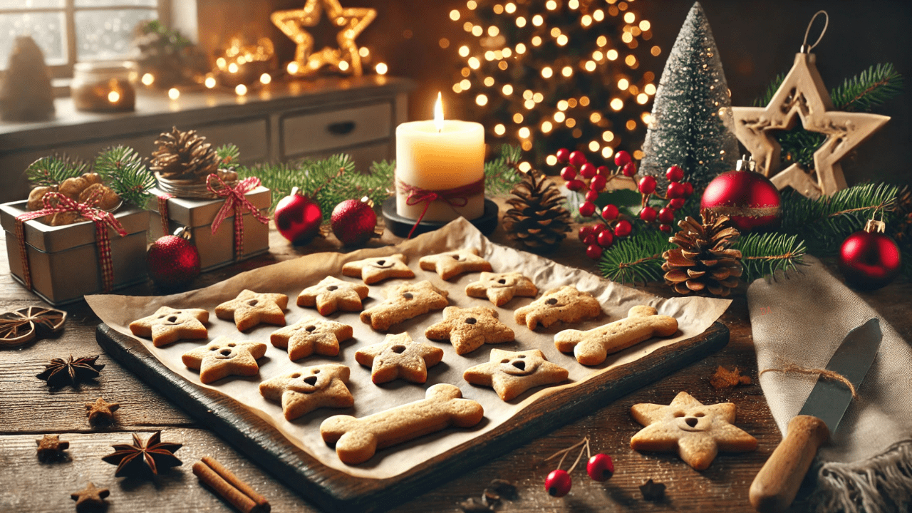 Weihnachtskekse für Hunde